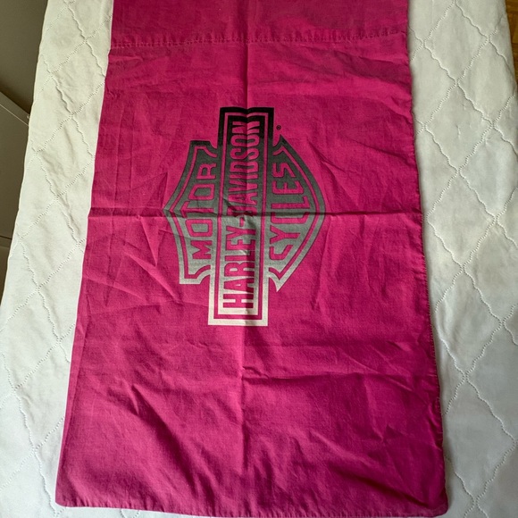 Pink Harley Davidson Pillow Case - Picture 2 of 4